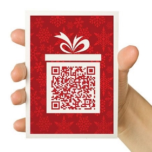 QR codes in greeting cards