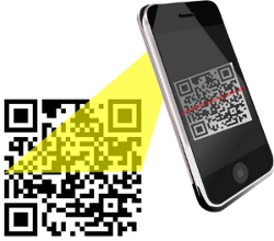 Scan any QR code with your phone.